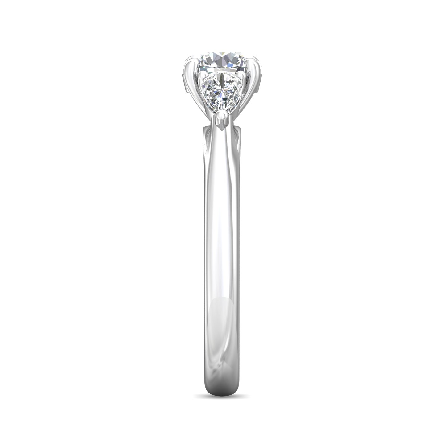 Platinum Round Diamond Engagement Ring