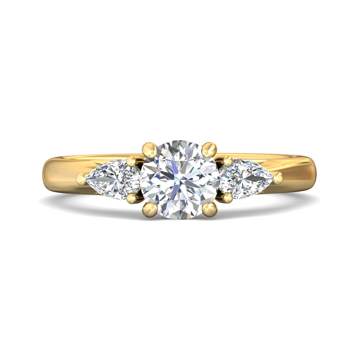 Platinum Round Diamond Engagement Ring