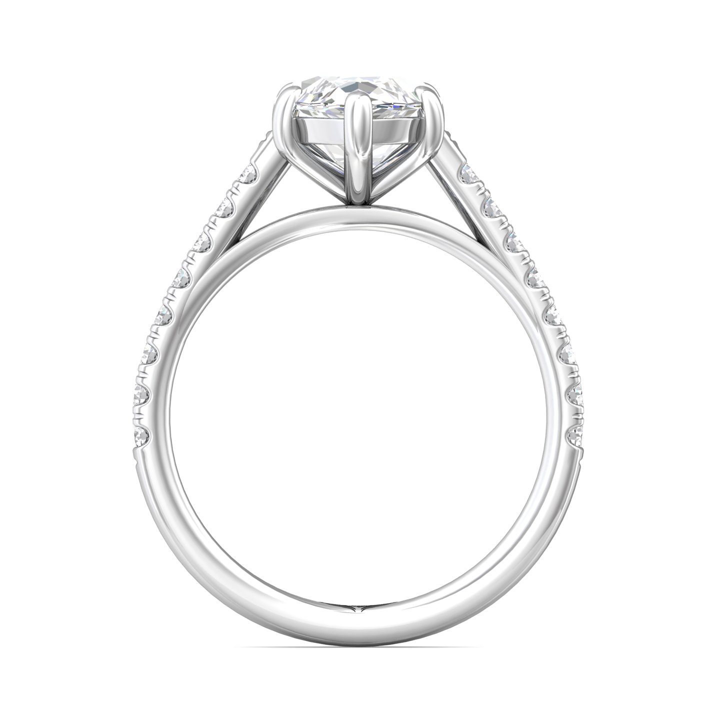 Platinum Marquise Diamond Engagement Ring