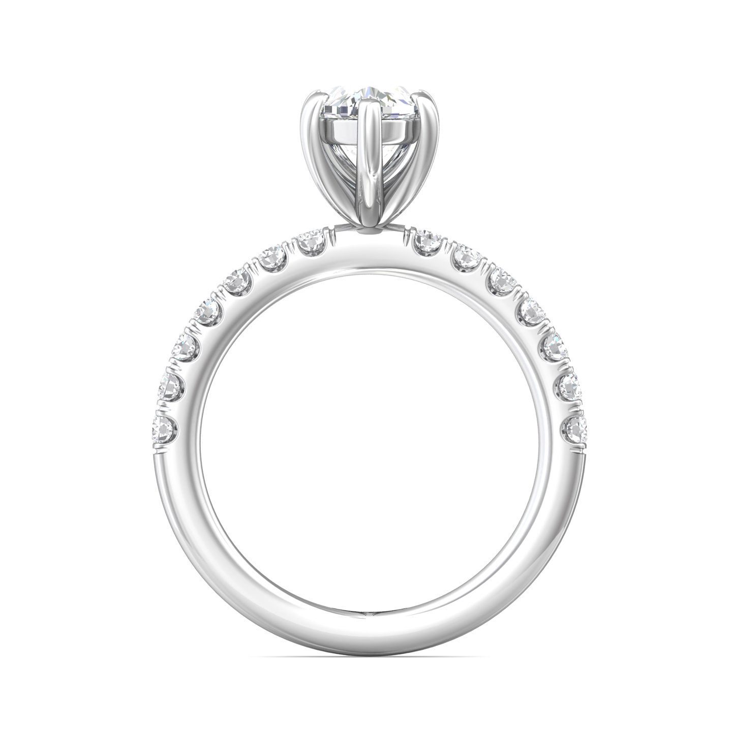Platinum Marquise Diamond Engagement Ring