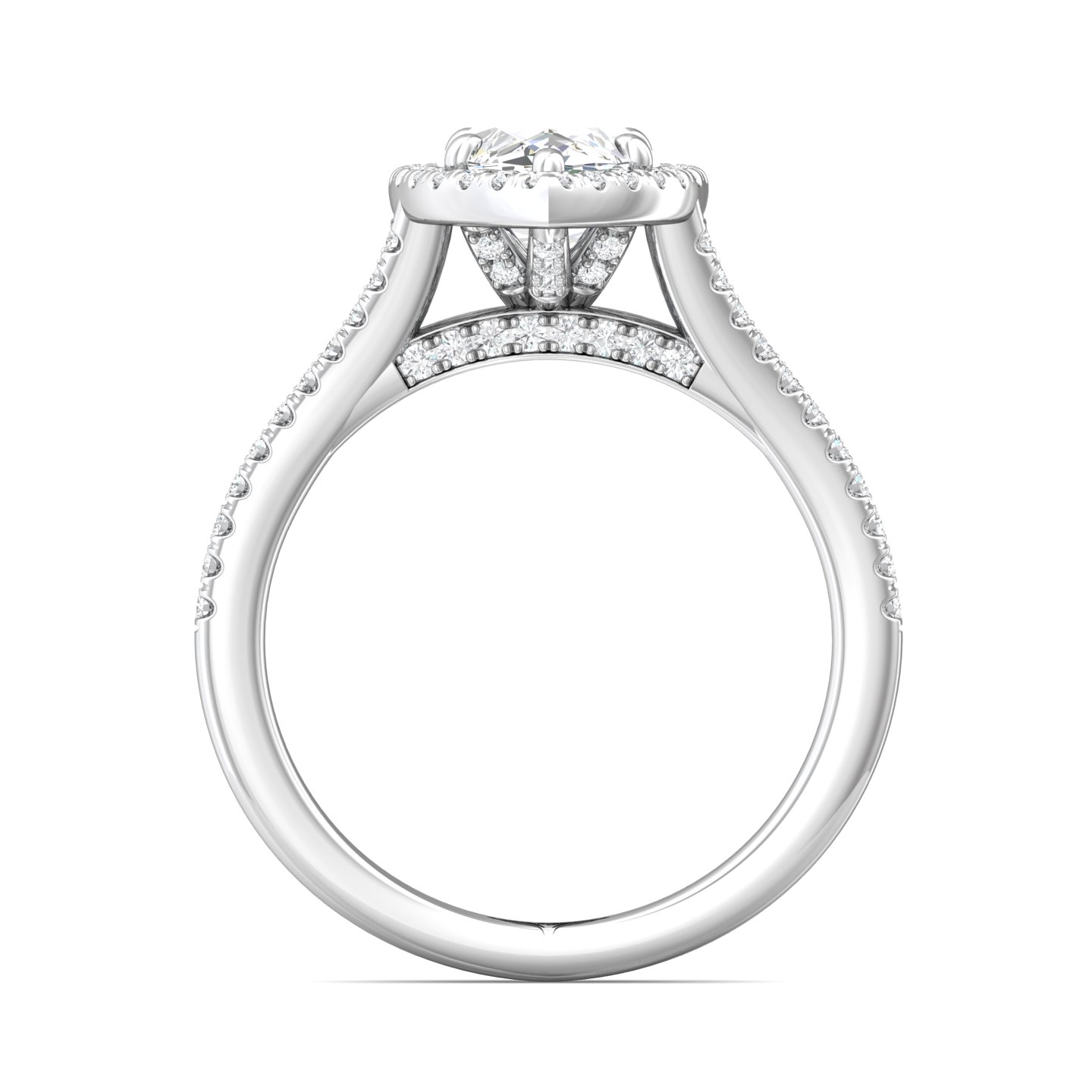 Platinum Marquise Diamond Engagement Ring