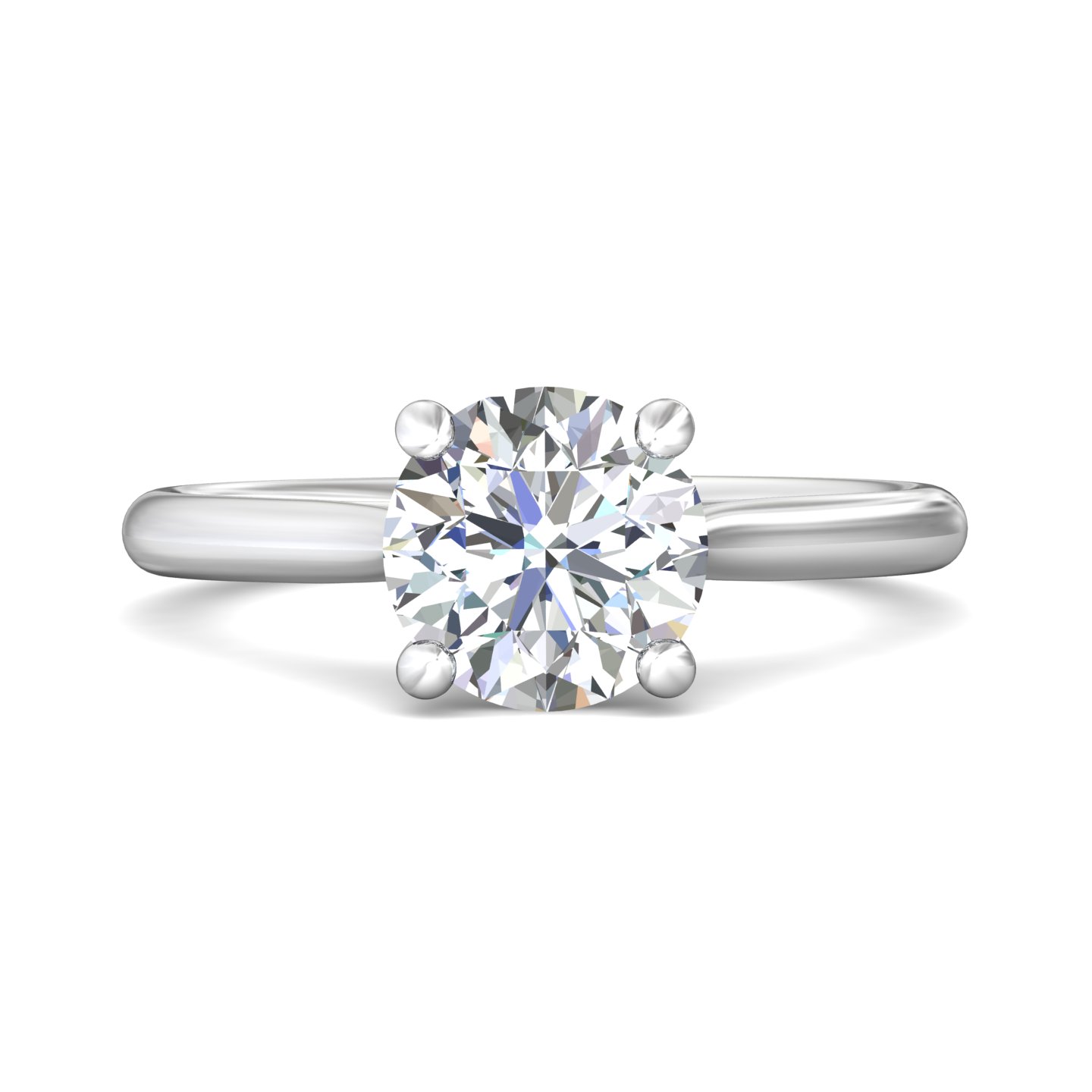 Platinum Solitaire Engagement Ring