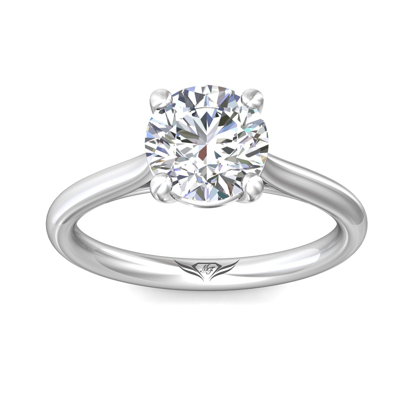 Platinum Solitaire Engagement Ring