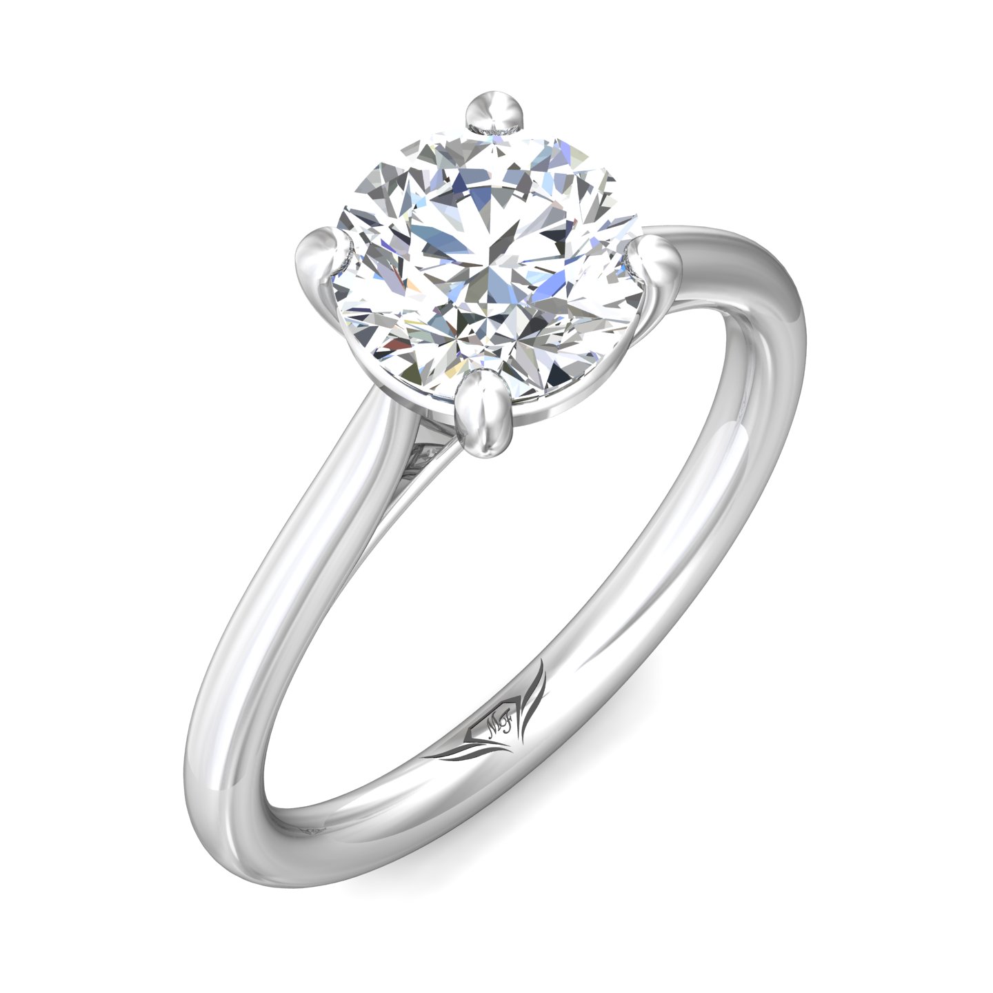 Platinum Solitaire Engagement Ring