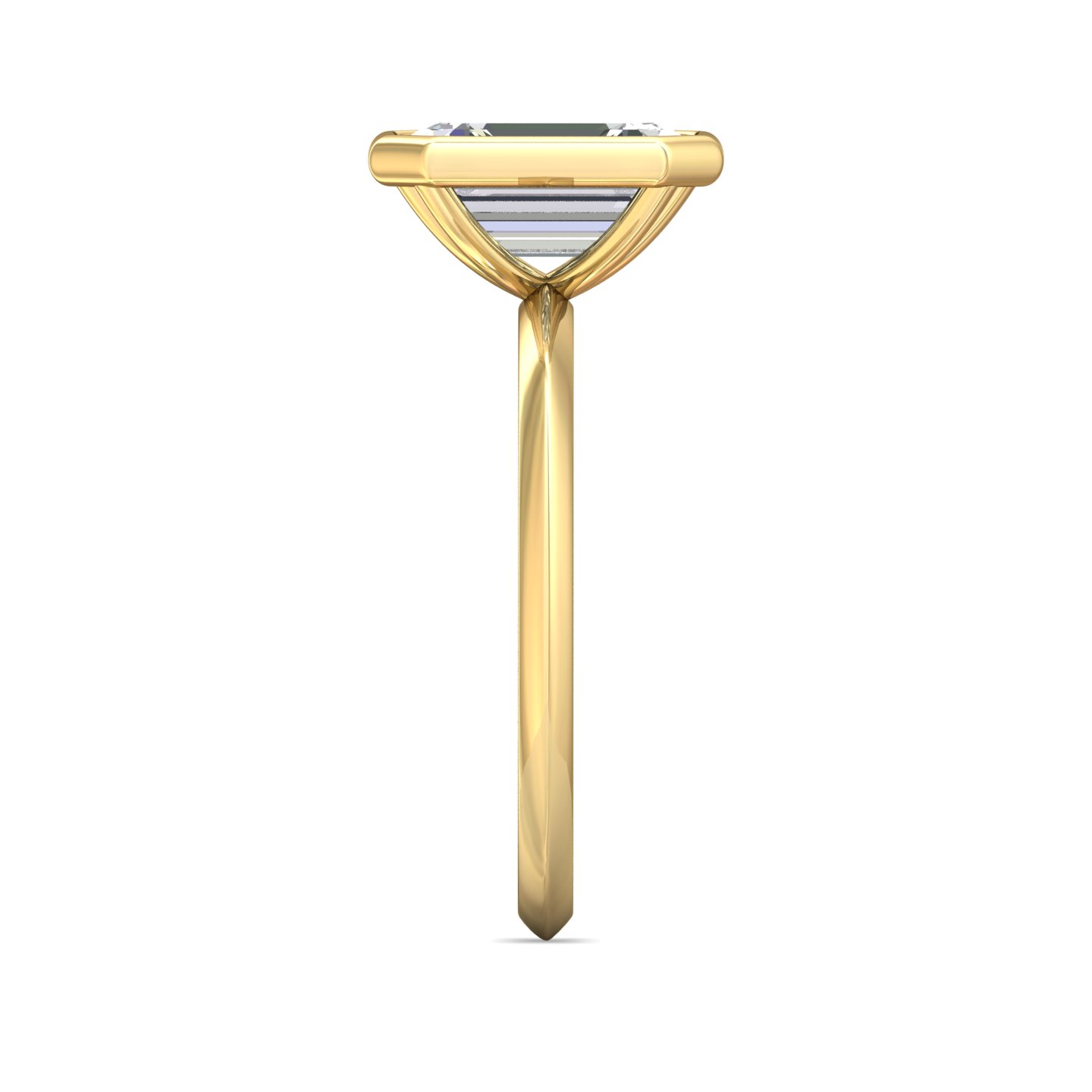 14K Yellow Gold Solitaire Engagement Ring