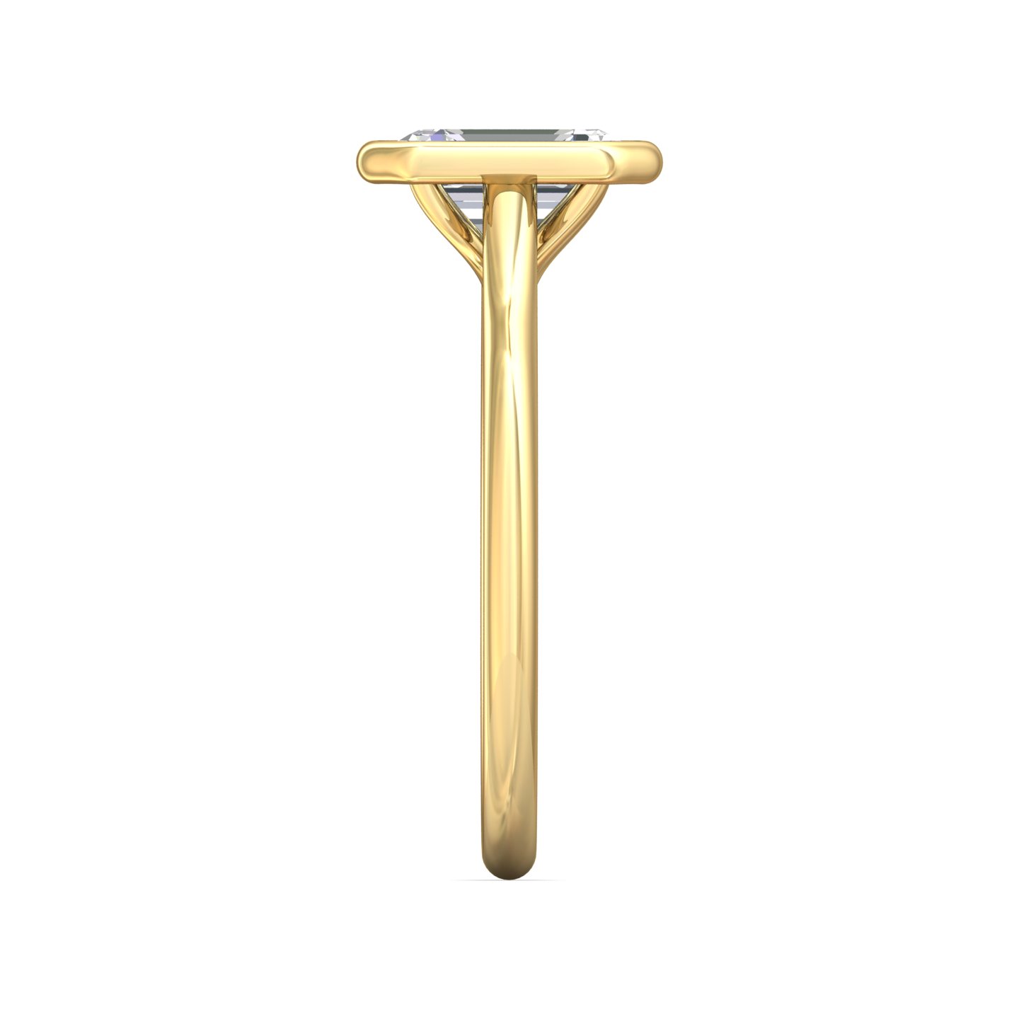 14K Yellow Gold Solitaire Engagement Ring