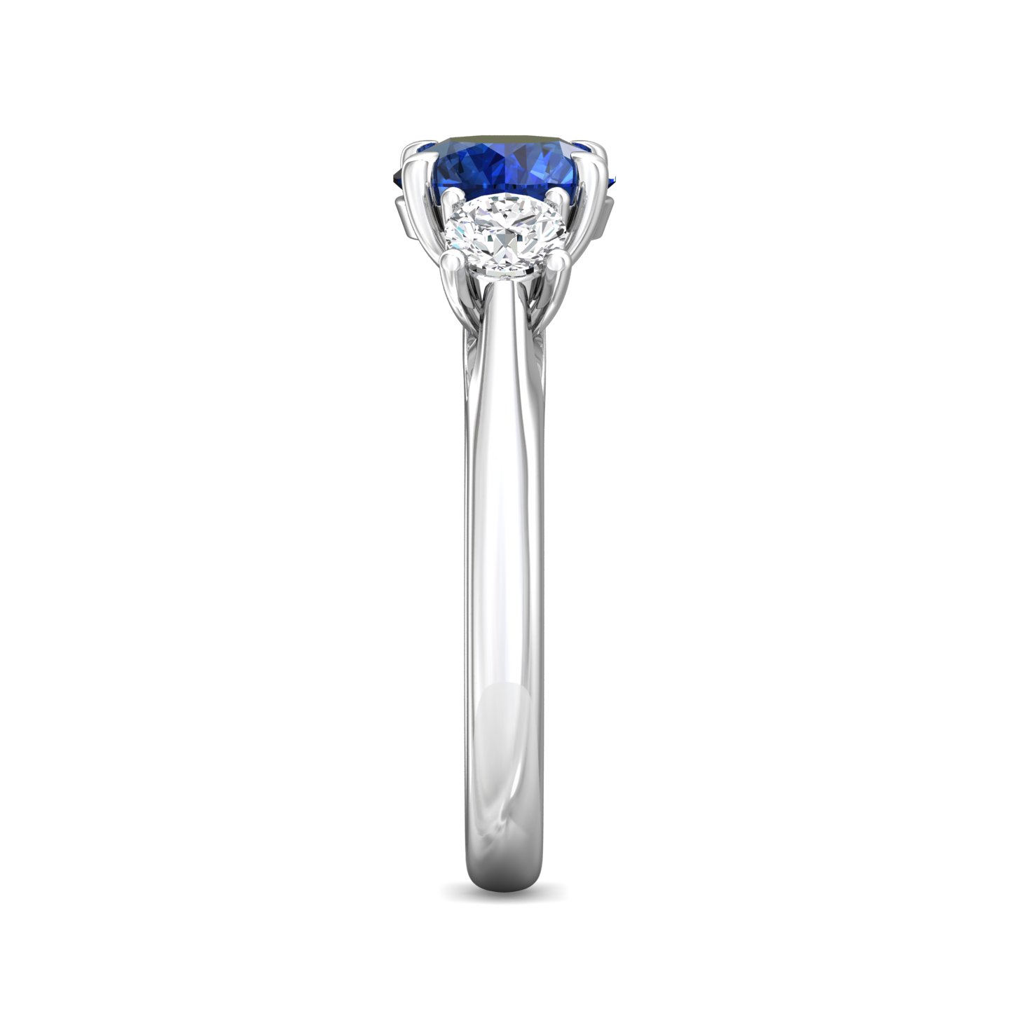 Platinum Round Diamond Engagement Ring