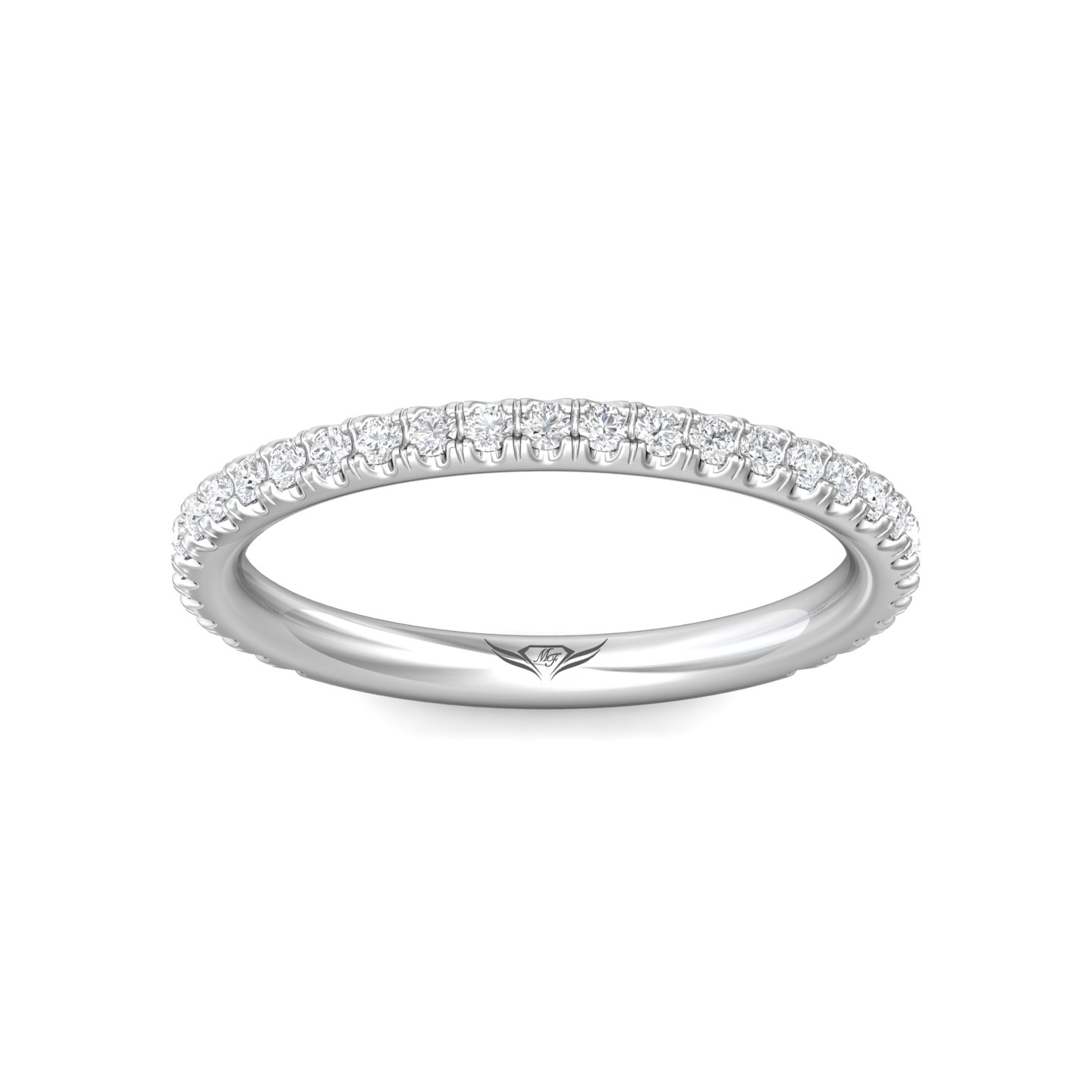 Platinum Diamond Wedding Band