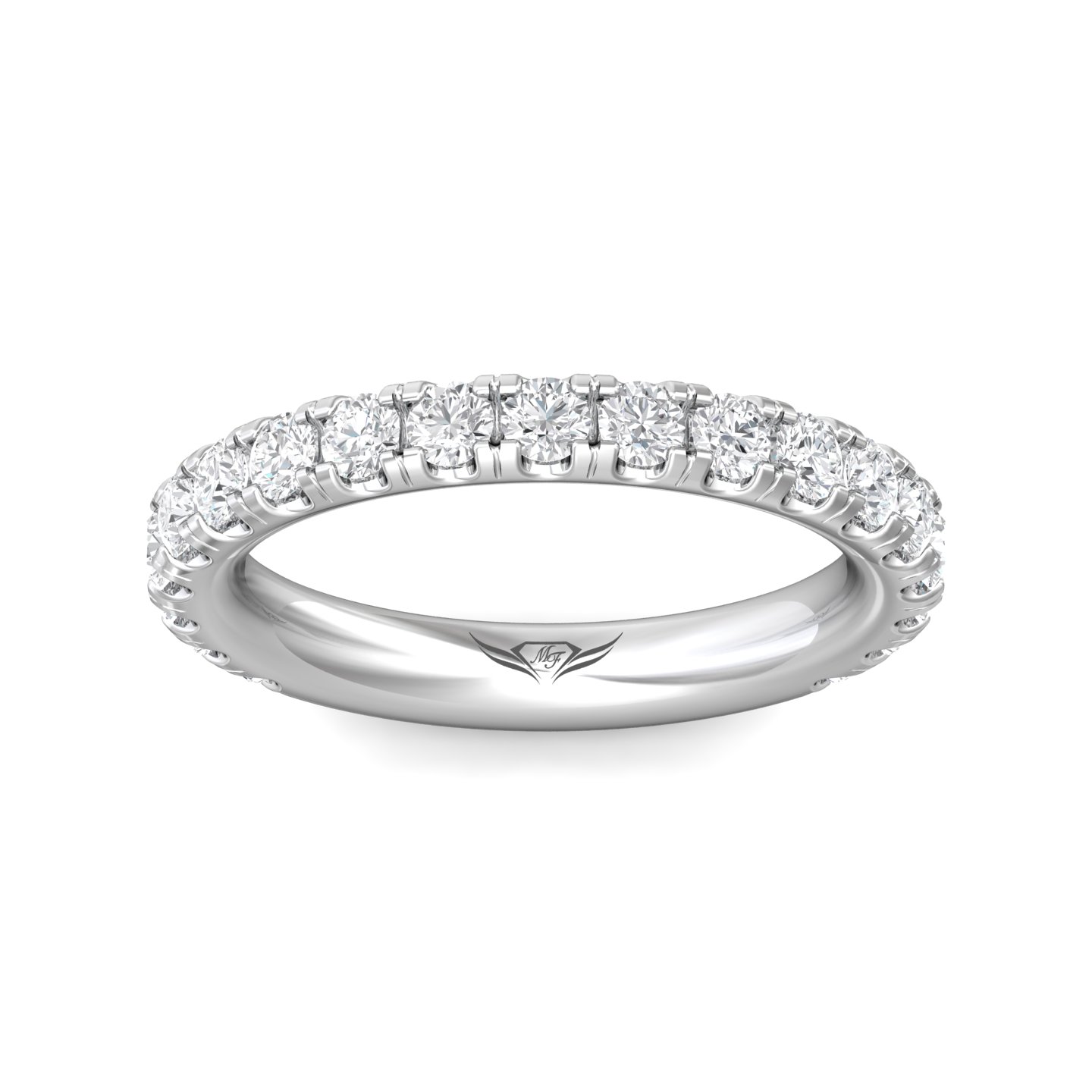 Platinum Diamond Wedding Band
