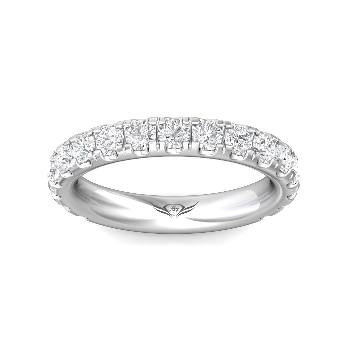 Platinum Diamond Wedding Band