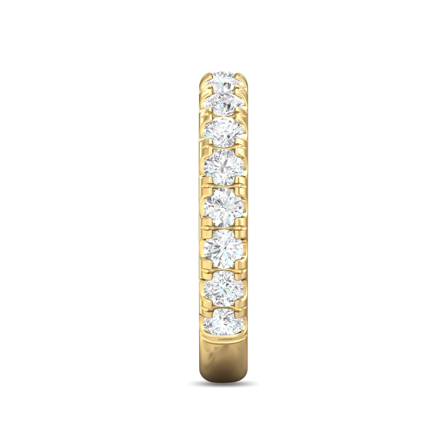 18K Yellow Gold Diamond Wedding Band