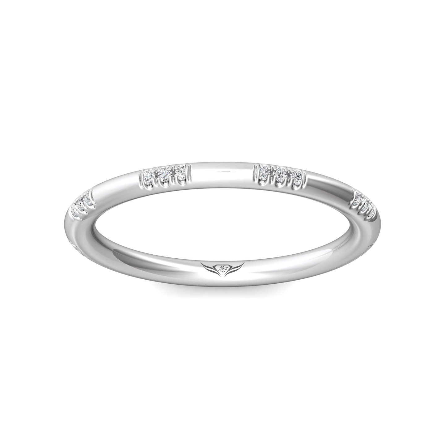 Platinum Diamond Wedding Band