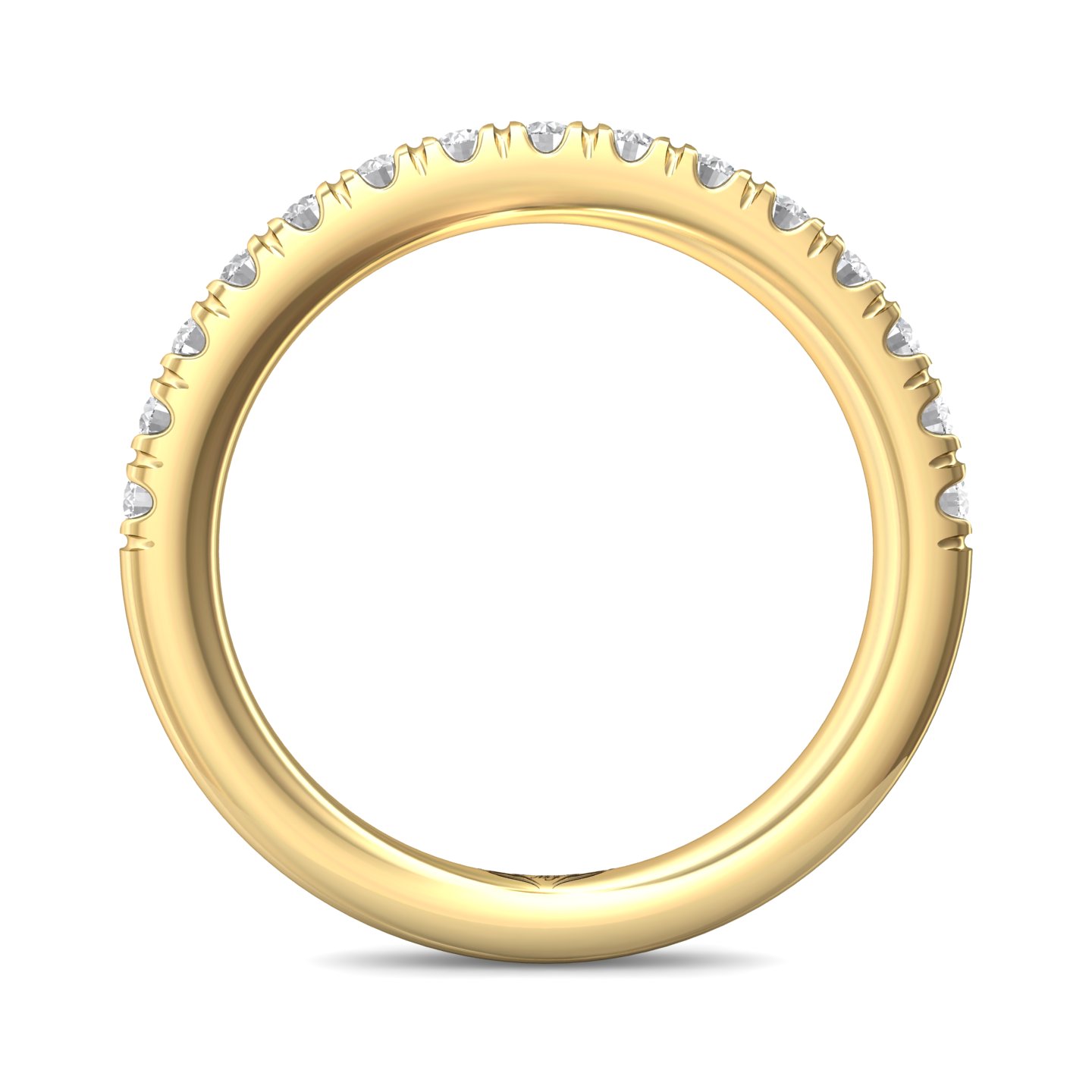 18K Yellow Gold Diamond Wedding Band