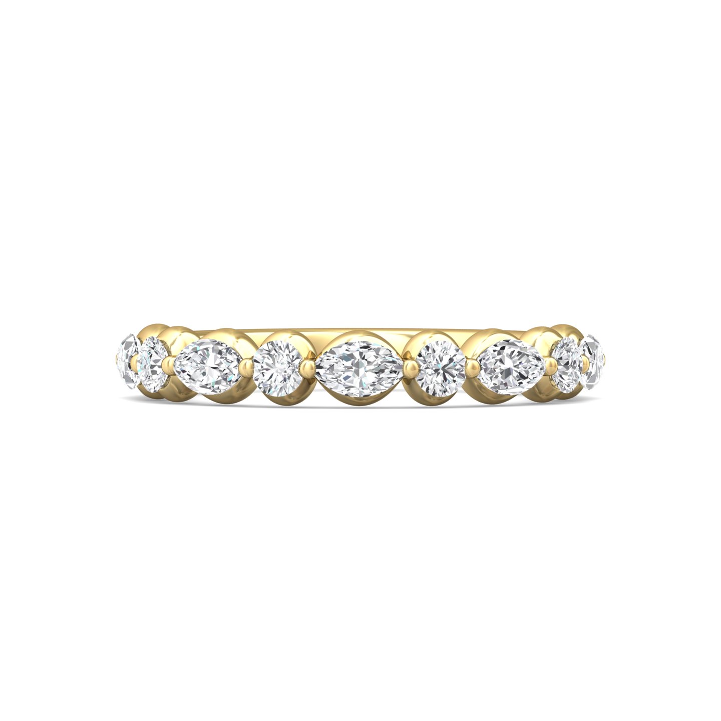 Platinum Diamond Wedding Band