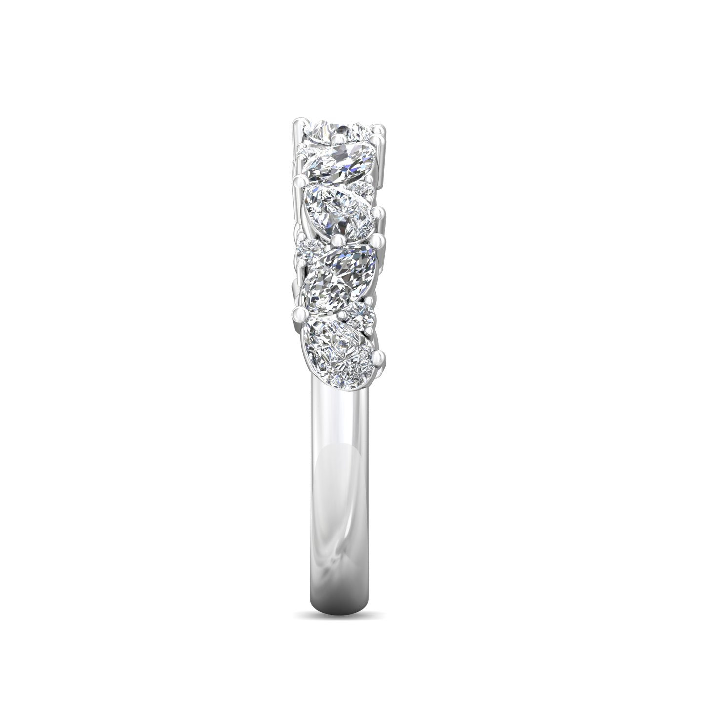 Platinum Diamond Wedding Band