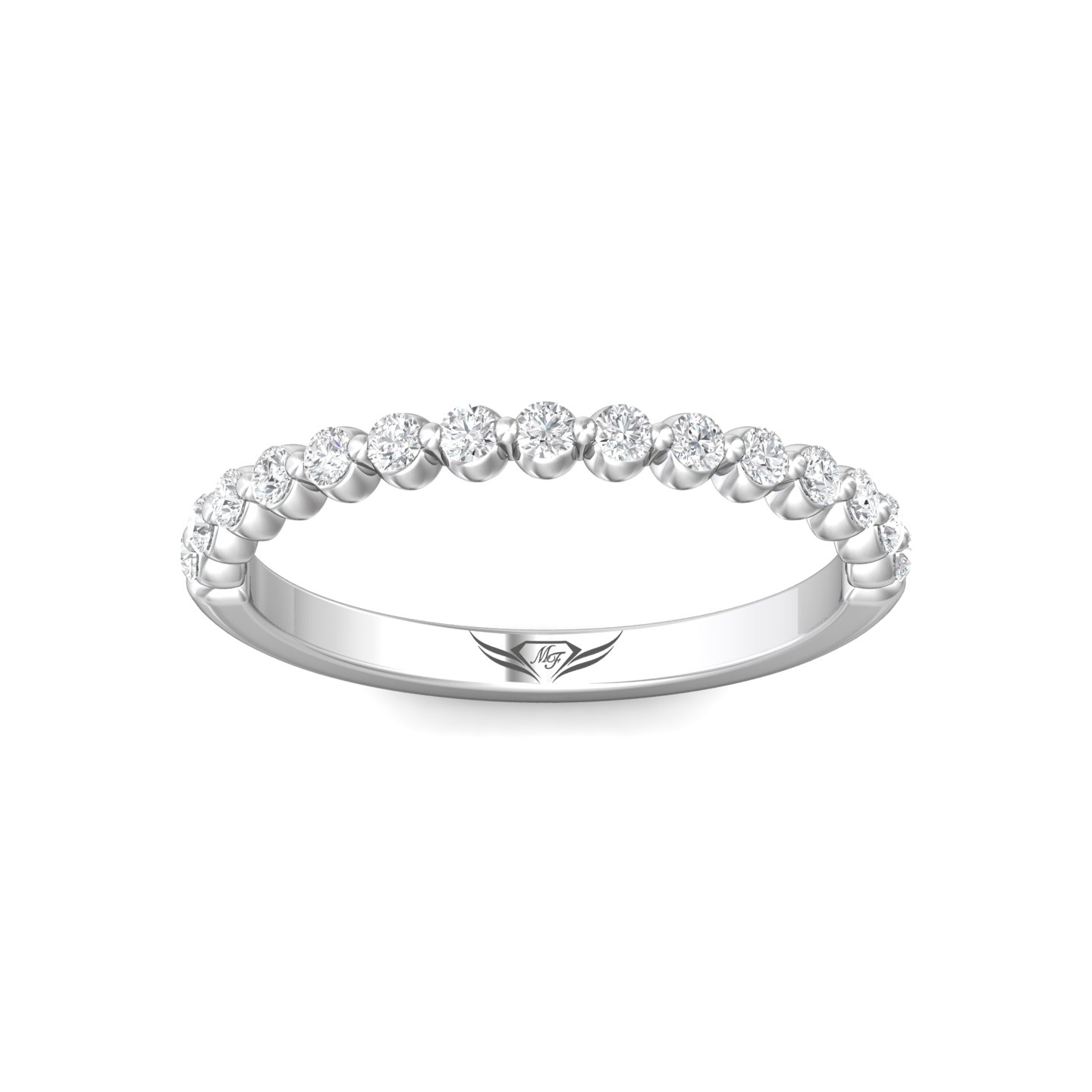 Platinum Diamond Wedding Band