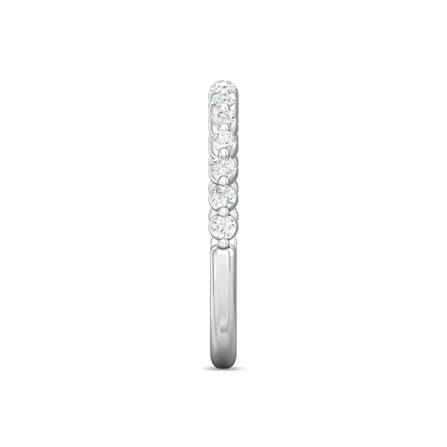 Platinum Diamond Wedding Band