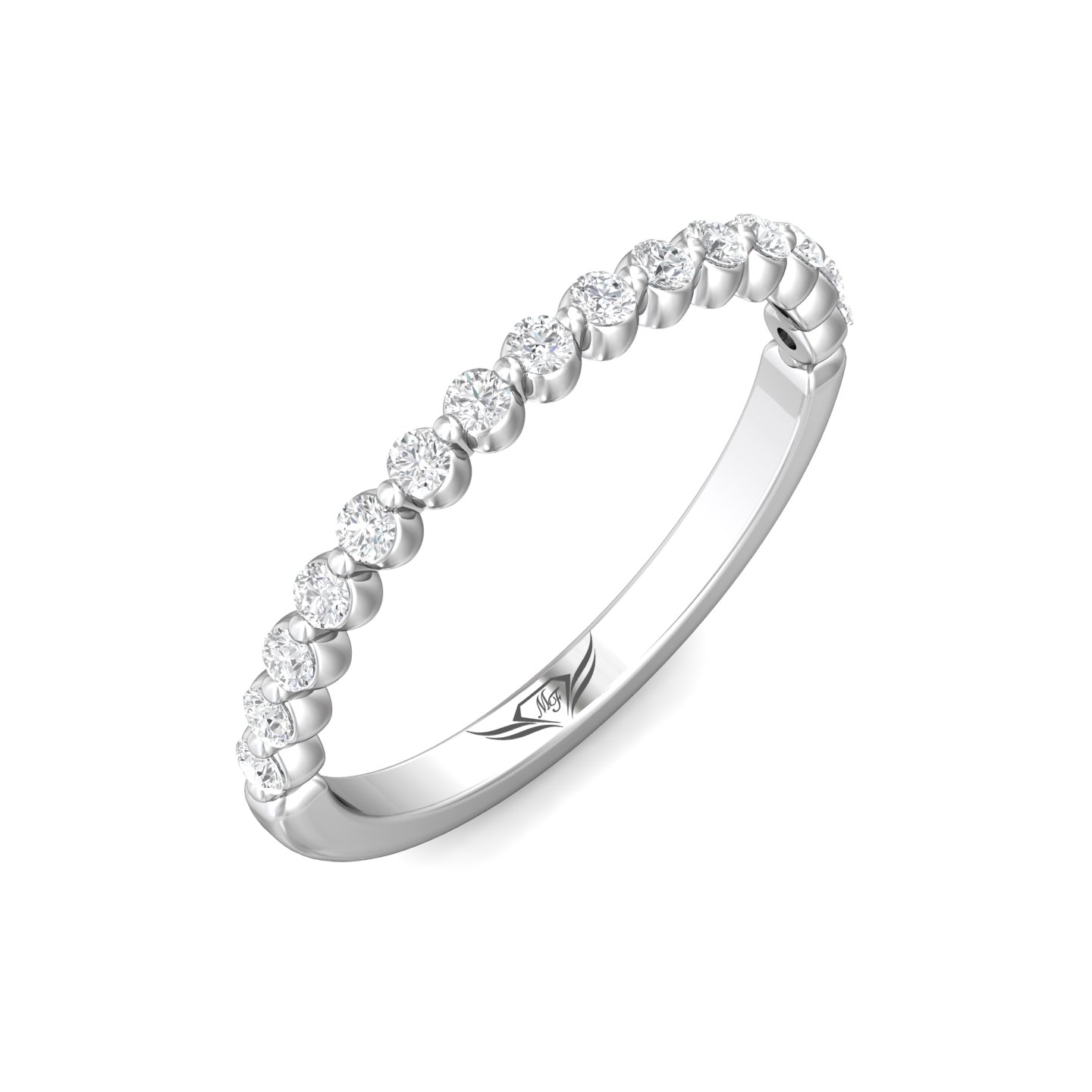 Platinum Diamond Wedding Band