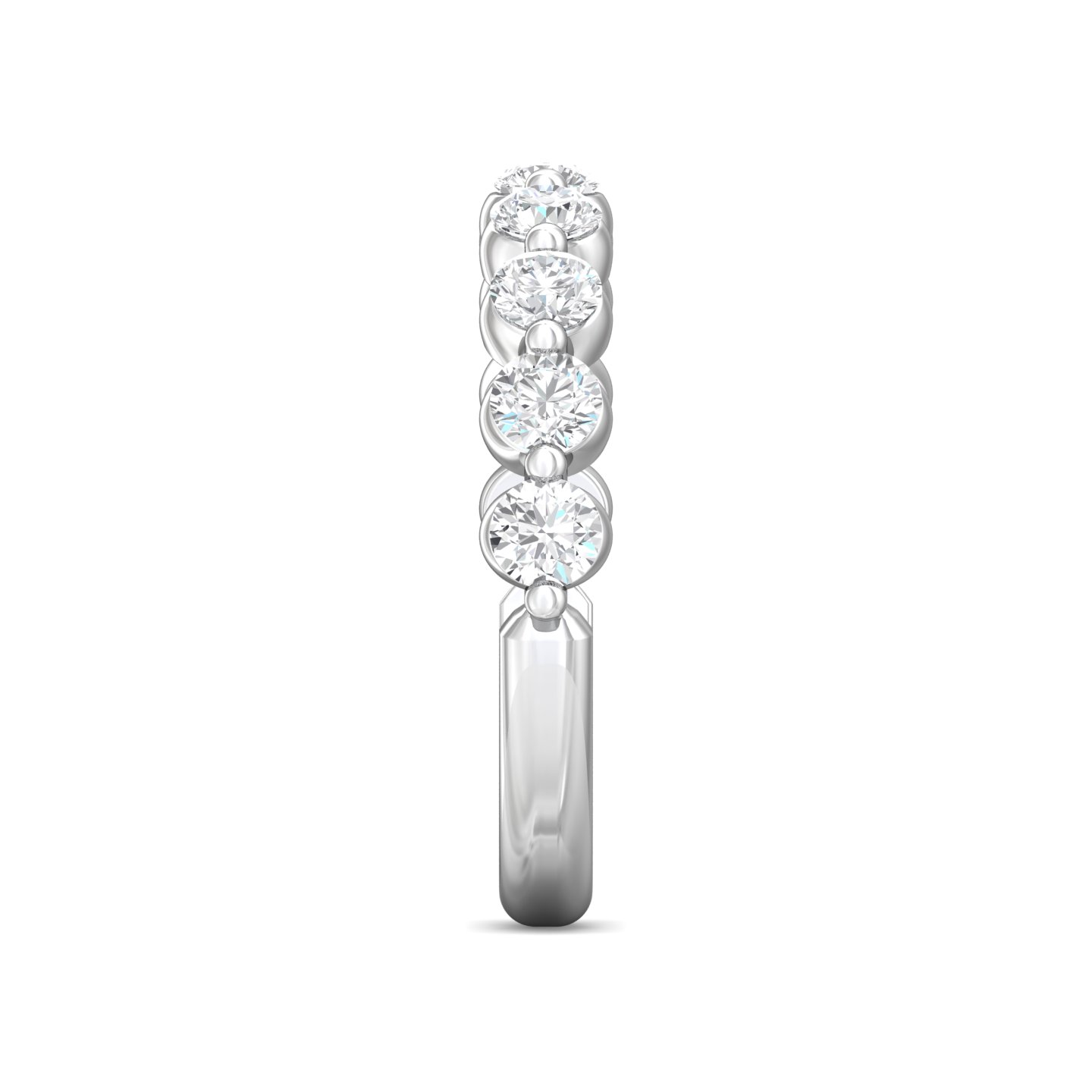 Platinum Diamond Wedding Band