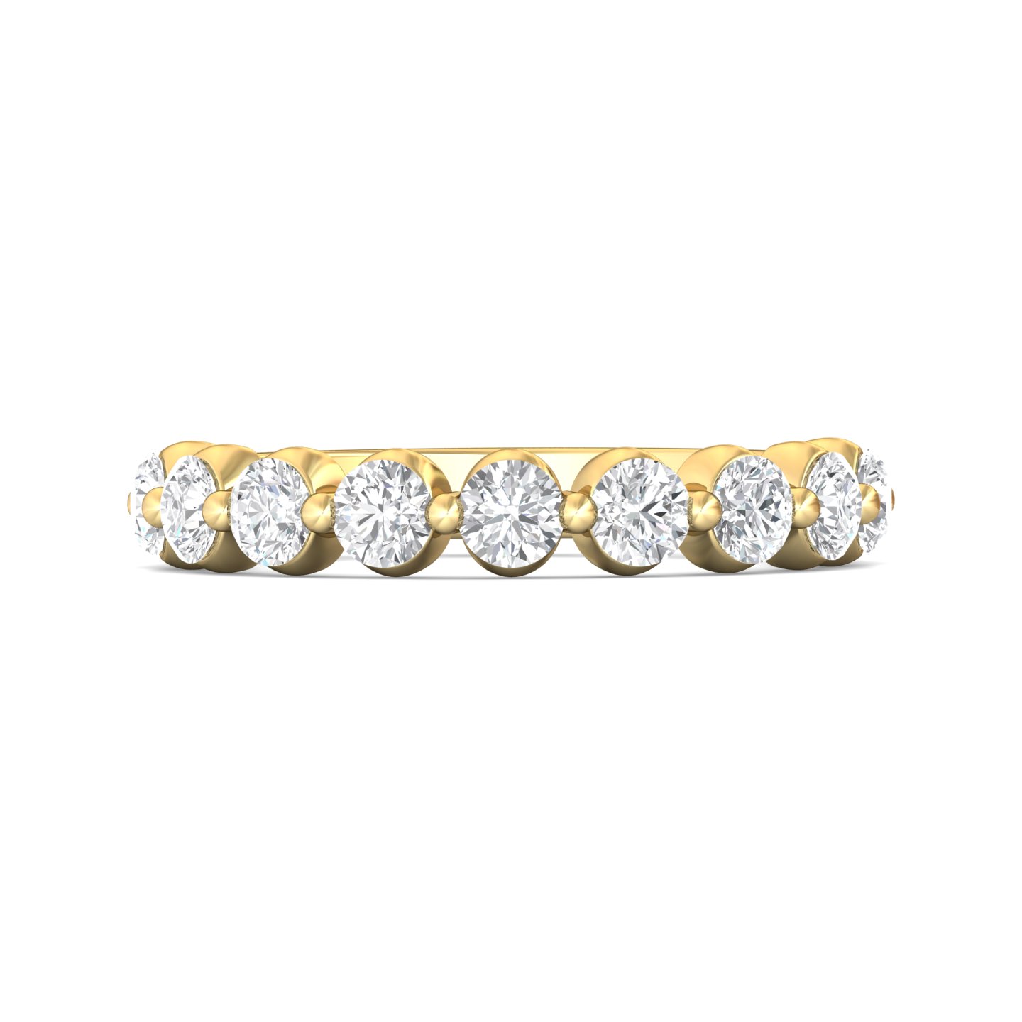 Platinum Diamond Wedding Band