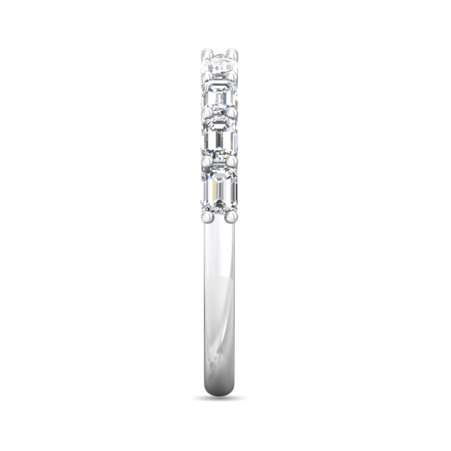 14K White Gold Classic Diamond Bands Anniversary Band